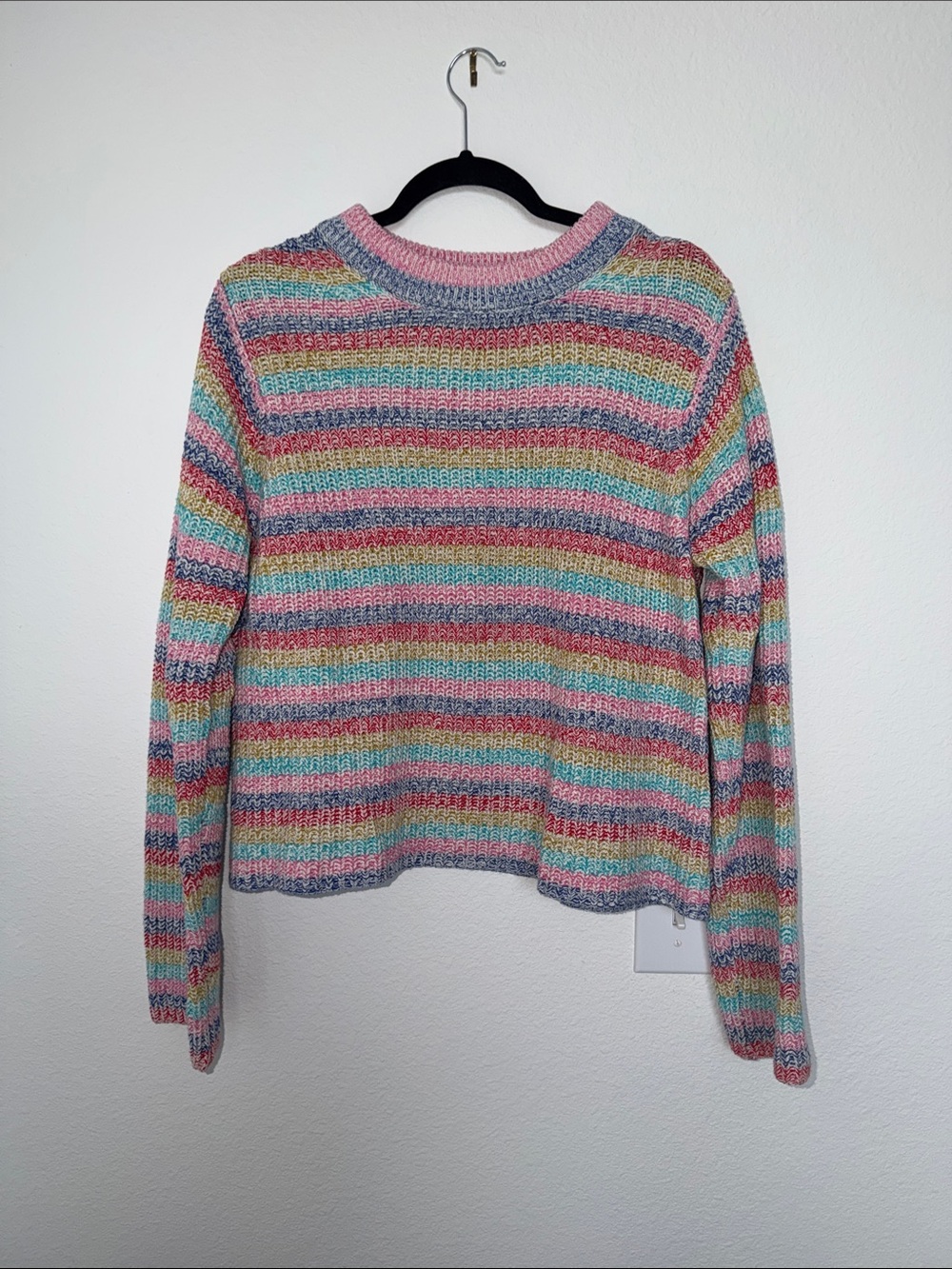Philosophy Striped Sweater Size Large Like New!
